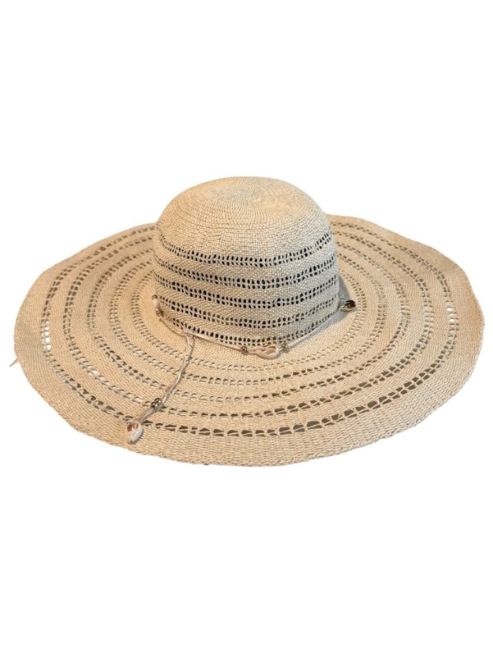 Steve Madden Light Beige Wide Brimmed  Sun Hat